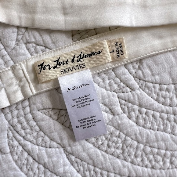 NWOT - For Love & Lemons - Skivvies - Lace Lingerie Bra - White - Picture 5 of 10